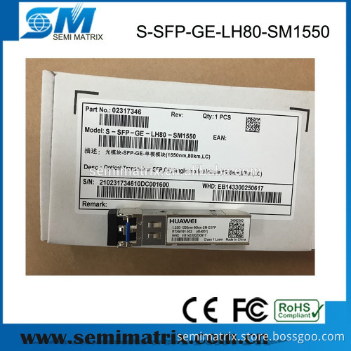 Huawei SFP optical module GE 1550nm 80km SMF S-SFP-GE-LH80-SM1550
